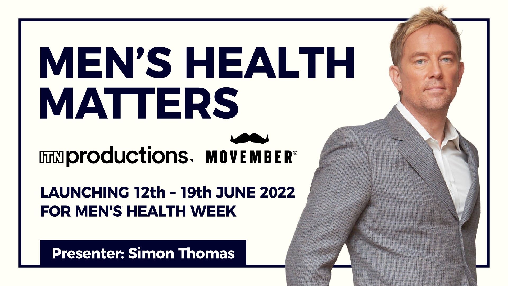Promo for Men's Health Week programme
