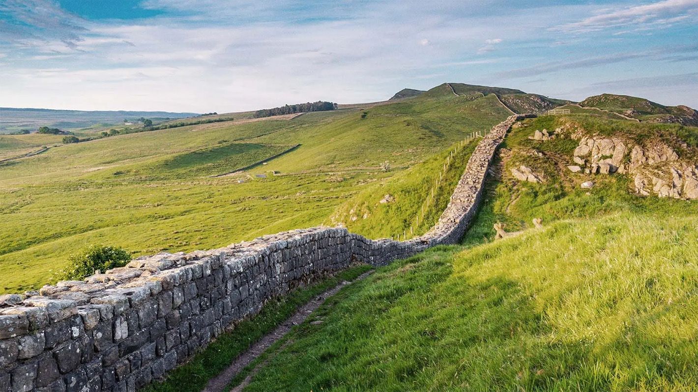A photo of Hadrian's Wall
