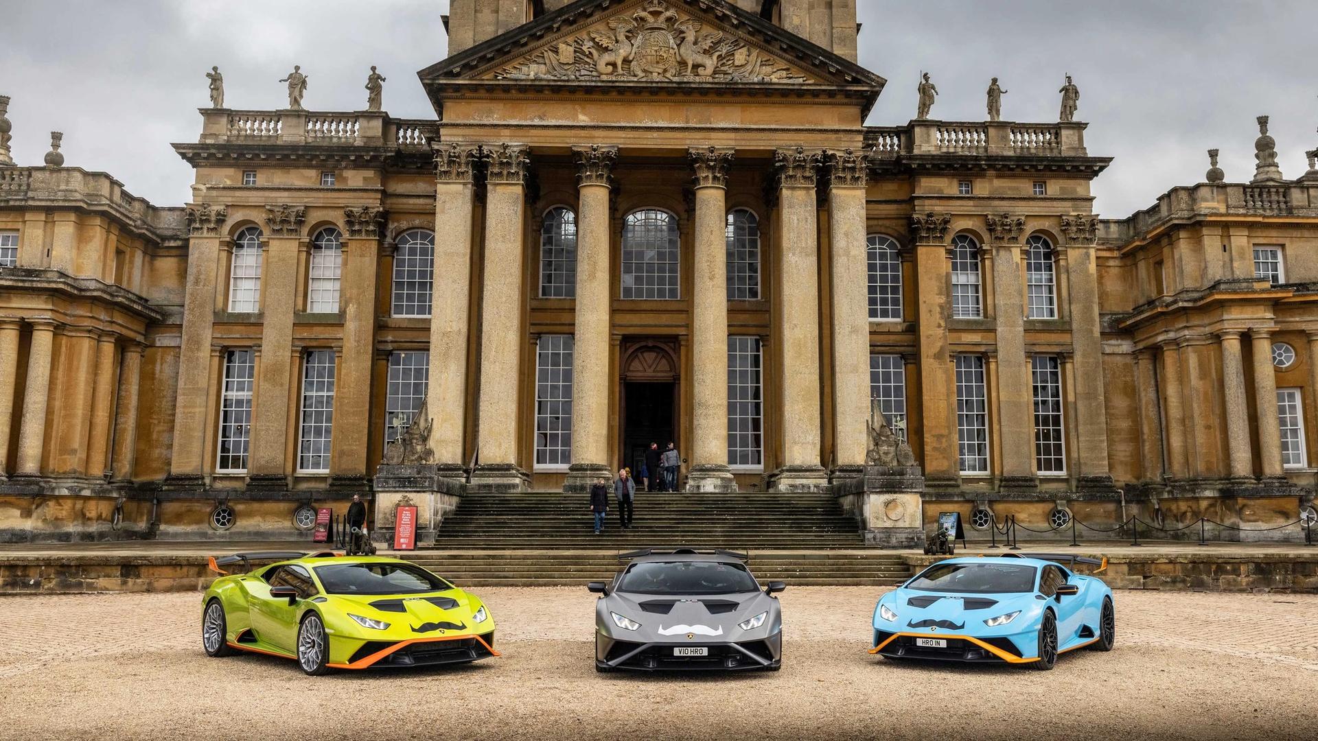 Lamborghinis at Blenheim Palace